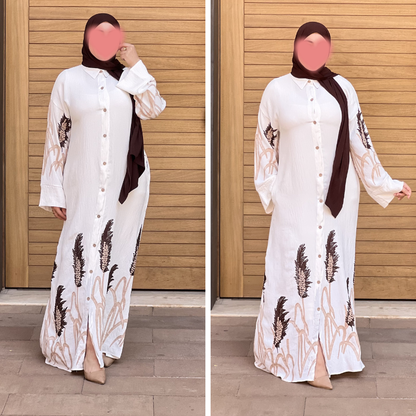 عباية بتطريز أنيق