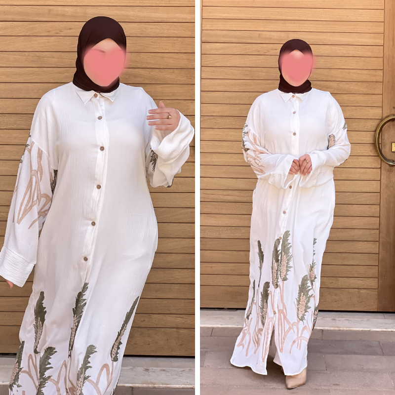 عباية بتطريز أنيق