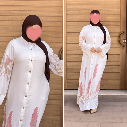 عباية بتطريز أنيق