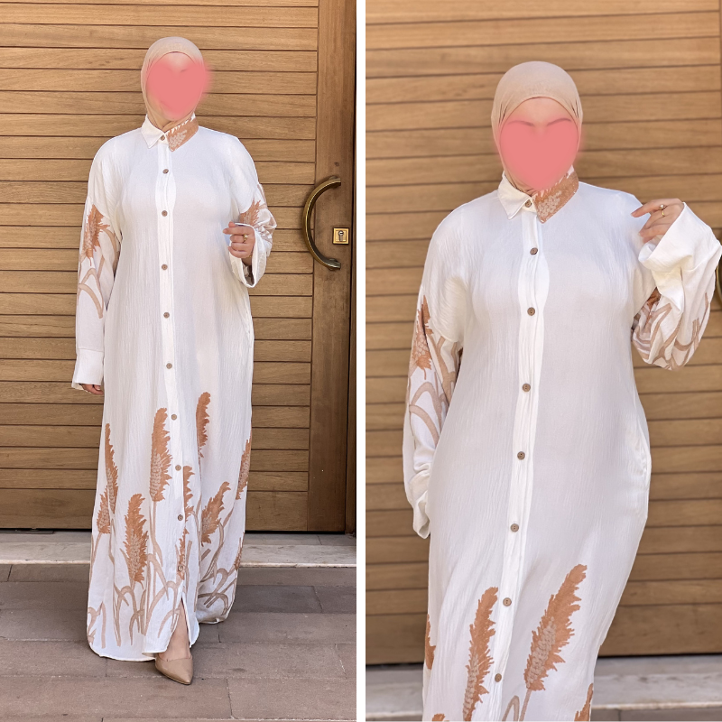 عباية بتطريز أنيق