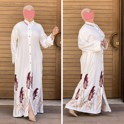 عباية بتطريز أنيق