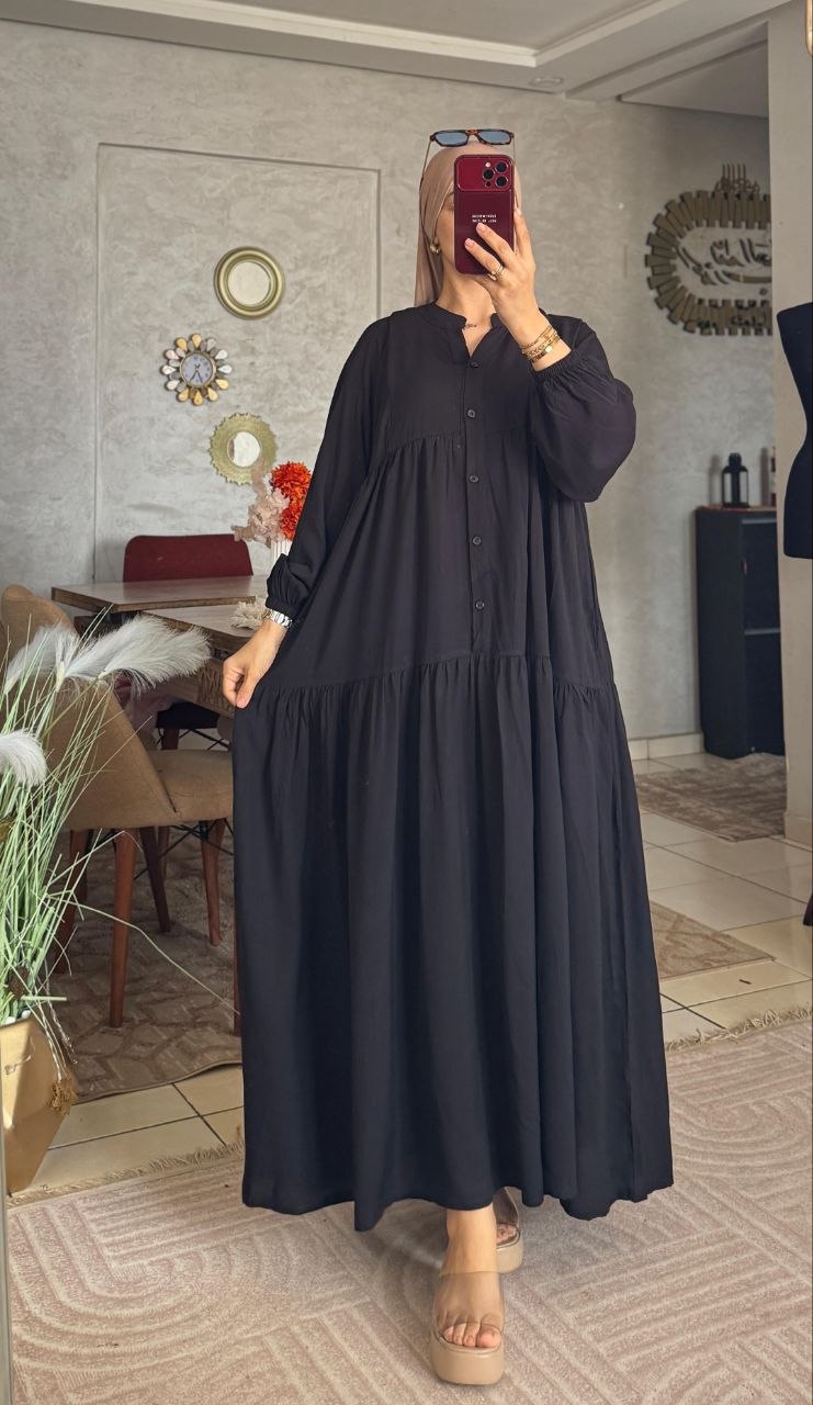 فستان طويل كلوش