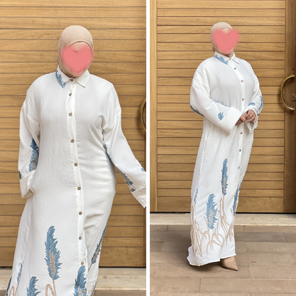 عباية بتطريز أنيق