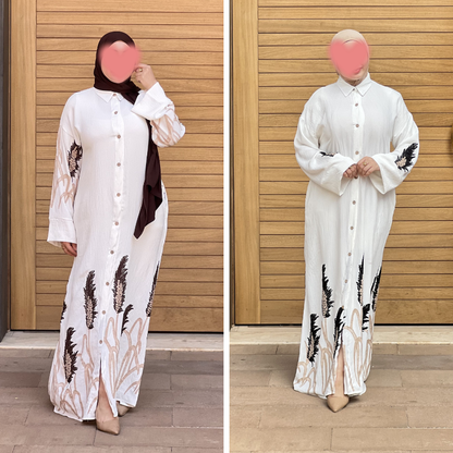 عباية بتطريز أنيق