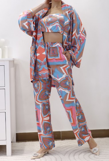 Ensemble Kimono et pantalon oversize