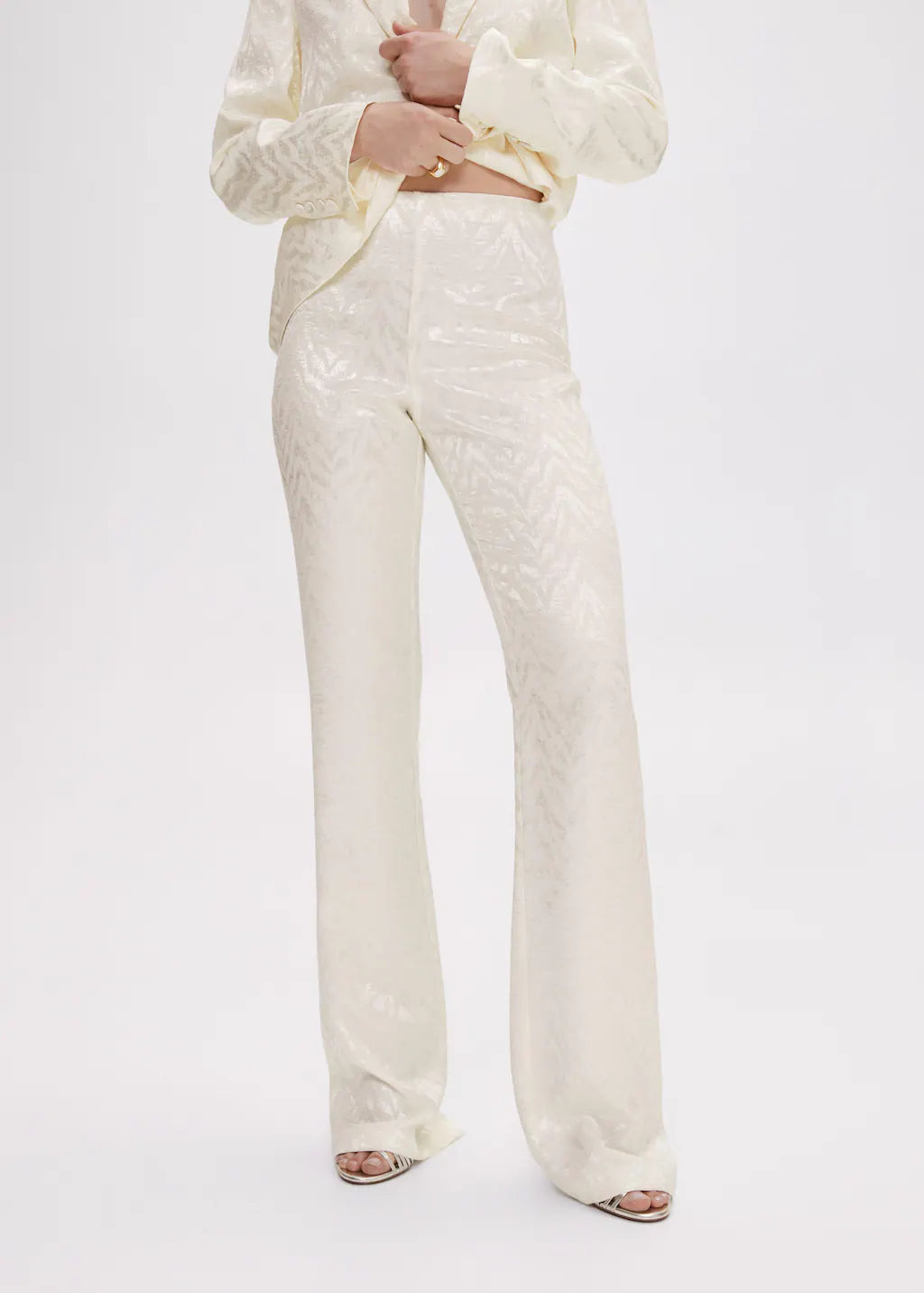 Pantalon de costume jacquard