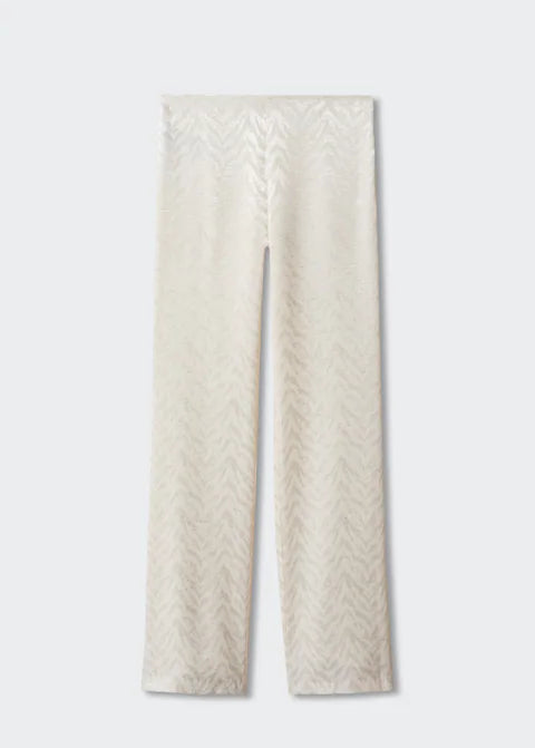 Pantalon de costume jacquard