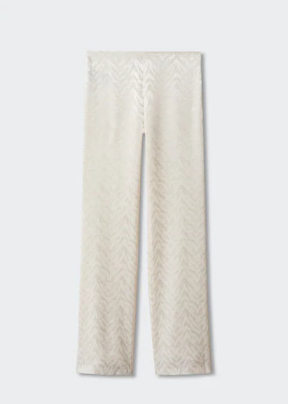 Pantalon de costume jacquard