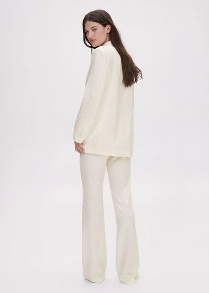 Pantalon de costume jacquard