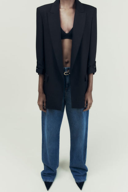 VESTE À MANCHES RETROUSSÉES